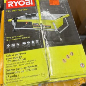 RYOBI 4.8 -Amps 7 in. Blade Corded Tabletop Wet Tile Saw