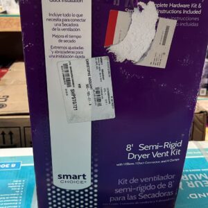 8 ft. Semi-Rigid Dryer Vent Kit with Close Elbows