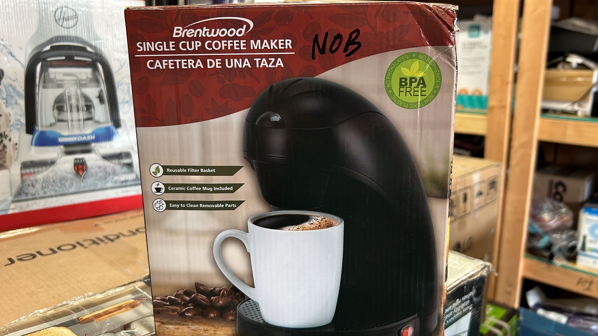 Brentwood Single Serve Coffee Maker with Mug