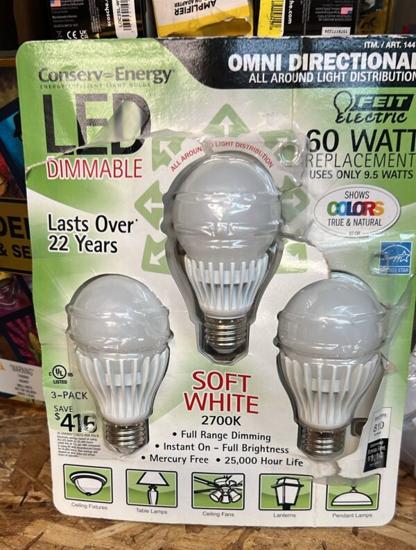 Feit Electric Conserv-Energy LED Dimmable Light Bulbs - Image 2