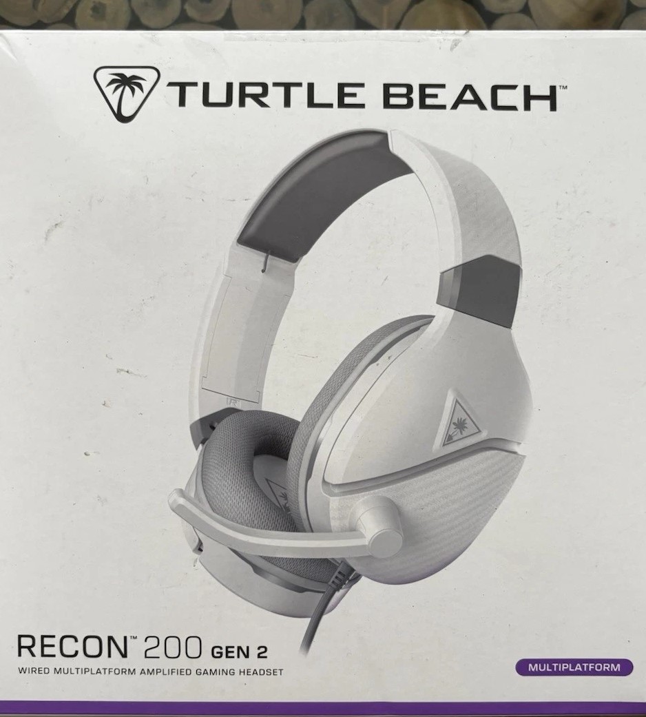Turtle Beach Recon 200 Gen 2 Wired Gaming Headset - White Multiplatform