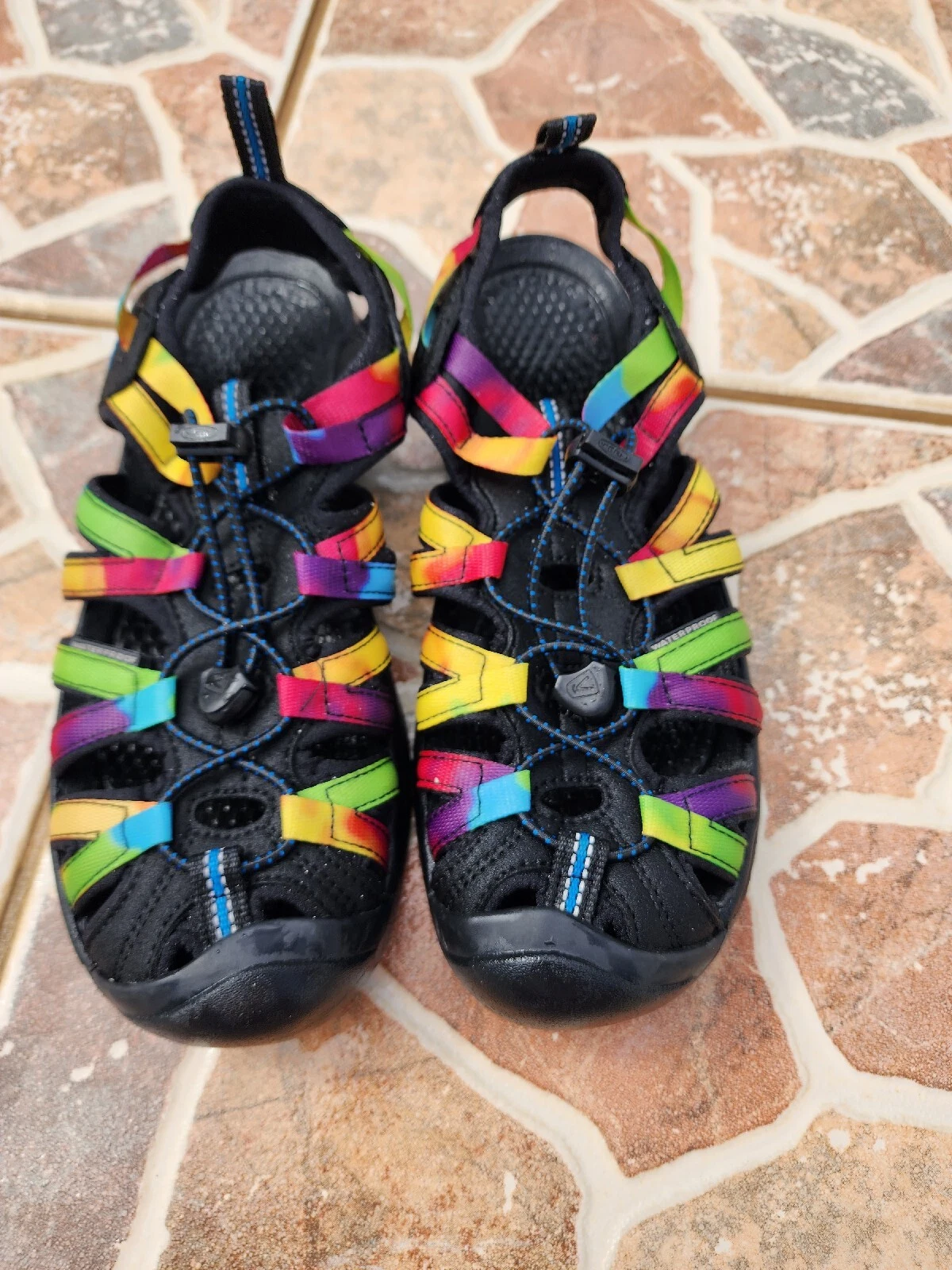 KEEN womens Whisper Close Toe Sport Sandal Original Tie Dye