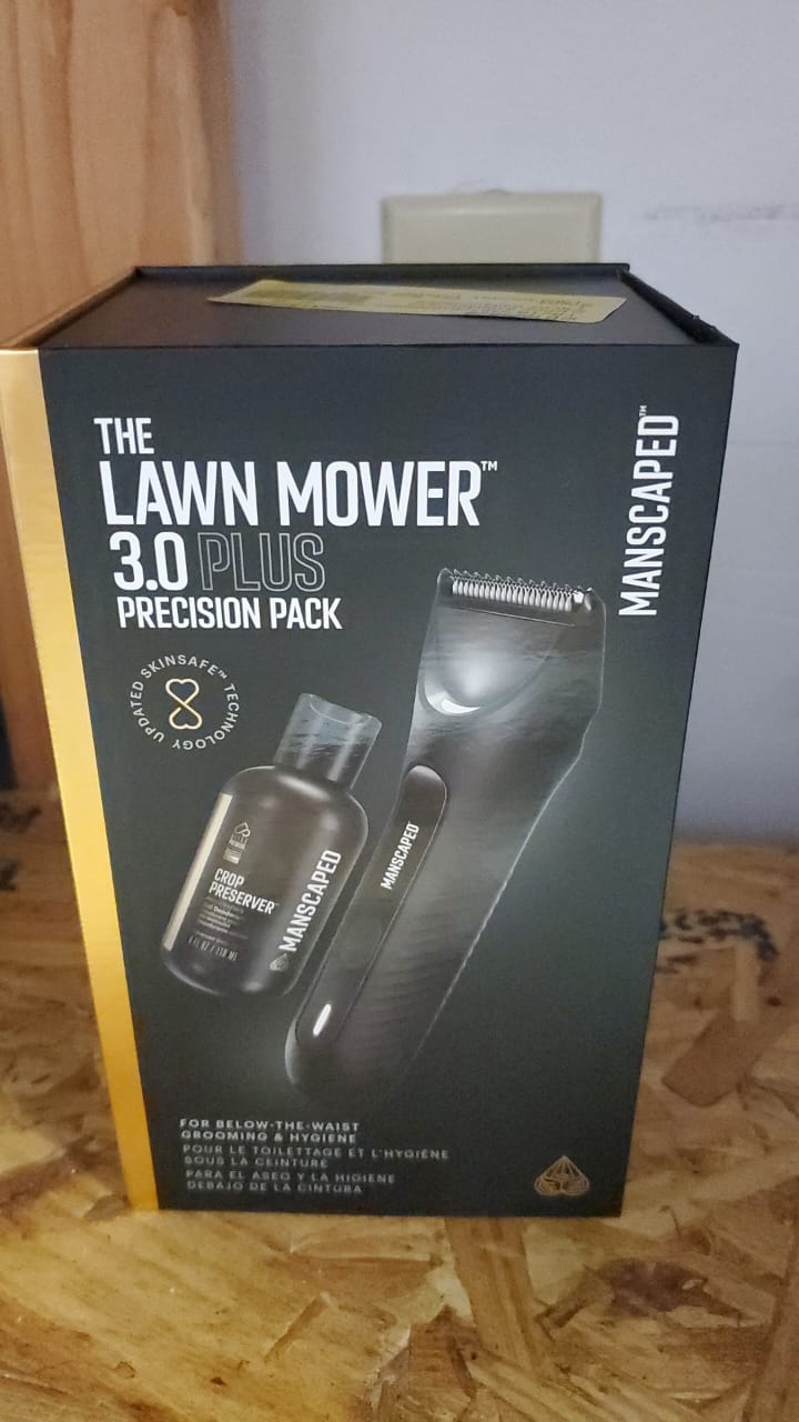 MANSCAPED® The Lawn Mower® 3.0 Plus Precision Pack, Men's Electric Groin Shaver & Body Hair Trimmer with 4oz.