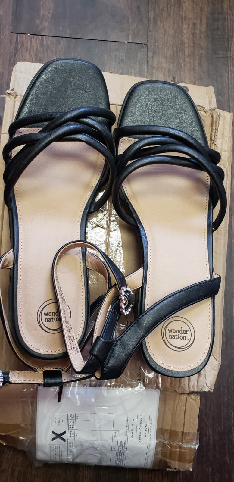 Wonder Nation Little Girl & Big Girl Low Heel Dress Shoe (size not find)