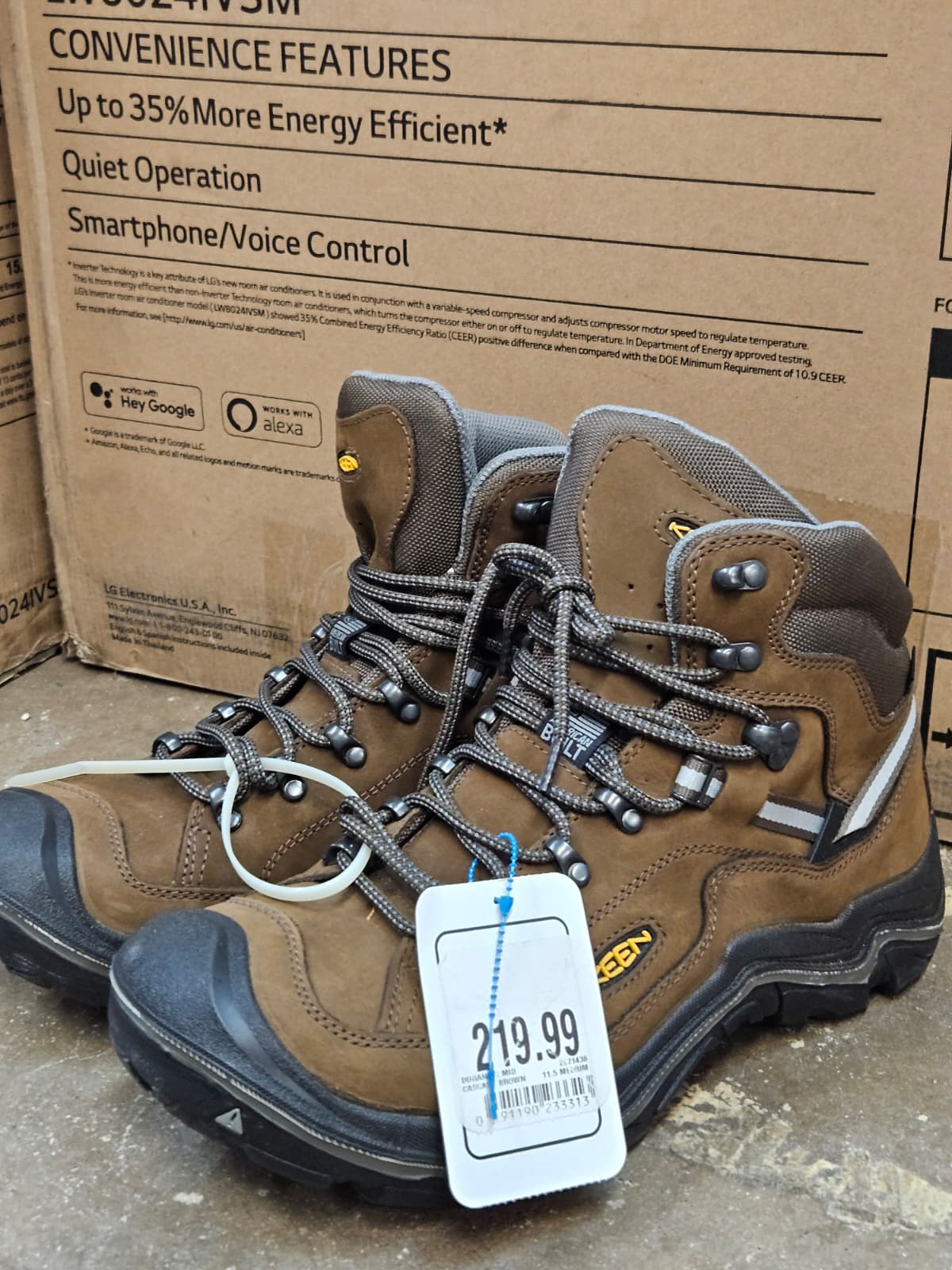 Men's Durand II Waterproof Boot Cascade BrownGargoyle - 11.5 Regular