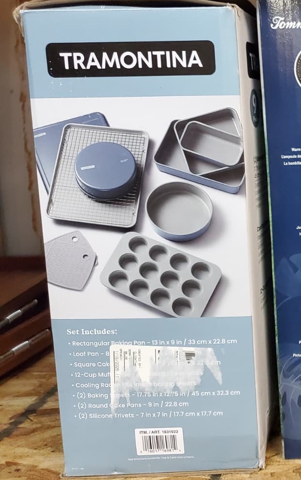 Tramontina 9-piece ceramic nonstick bakeware set