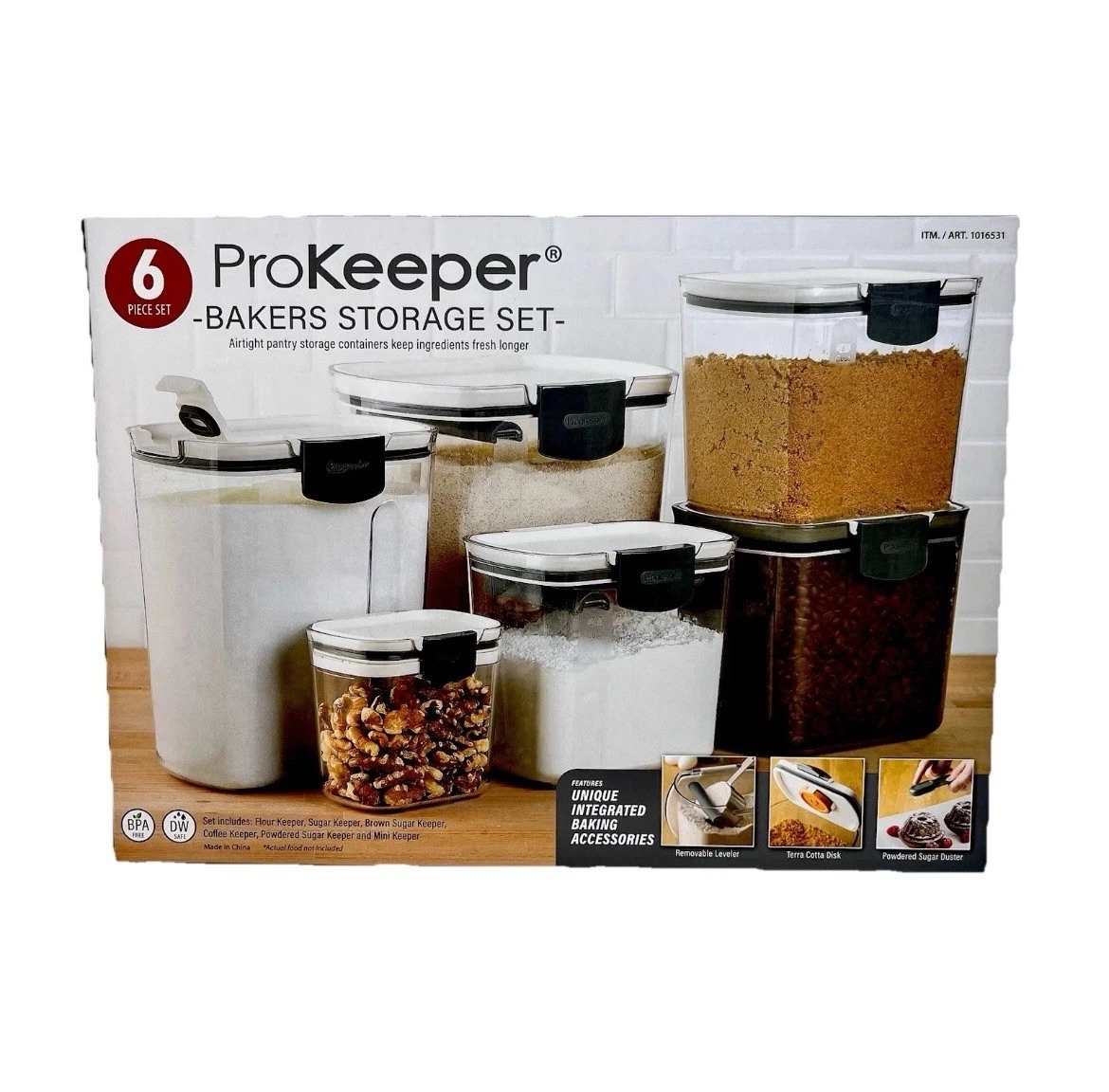 ProKeeper 6-piece Bakers Storage Set