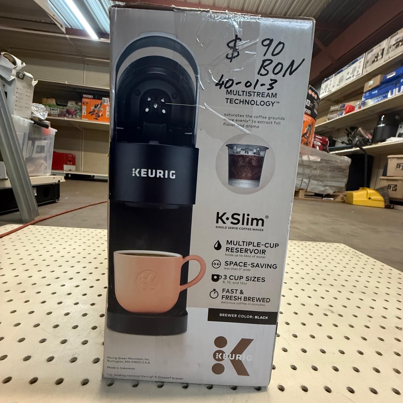 Keurig K-Slim Black Single-Serve K-Cup Pod Coffee Maker - Image 4