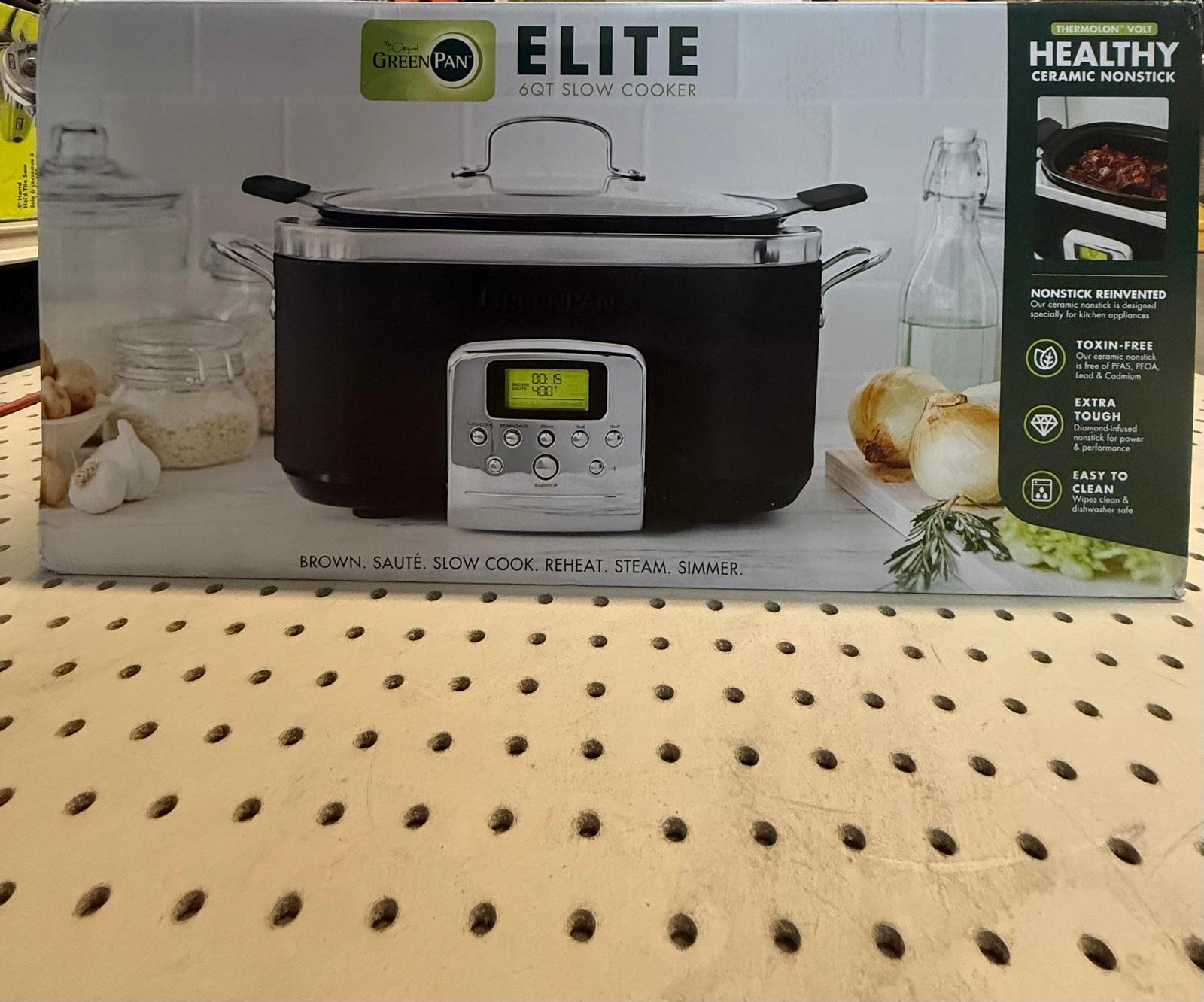 GreenPan Stainless Steel Elite XL Smoke