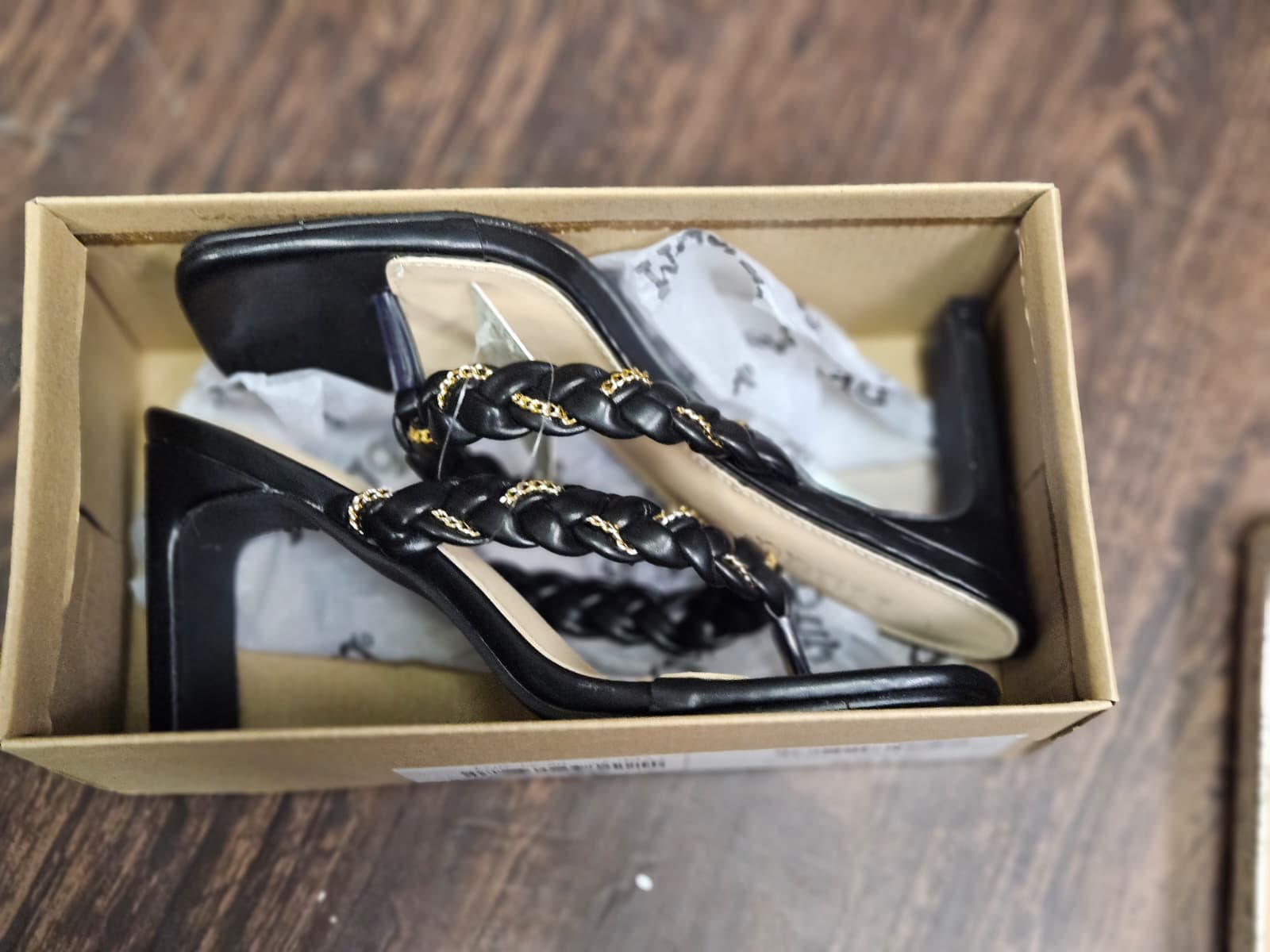 Mudd Women's Braided Strap High Heel Sandals Size 9