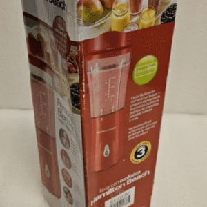 Hamilton Beach Shakes and Smoothies with BPA-Free Personal Blender, 14 oz, Red