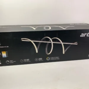 Artika CODA Modern LED Pendant Light, 5 CCT, Black