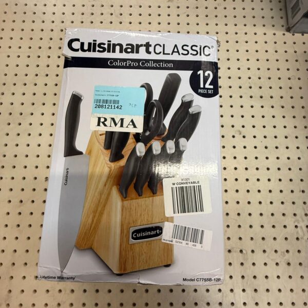 Cuisinart Classic Triple Rivet Stainless Steel 15 Piece Knife Block Set