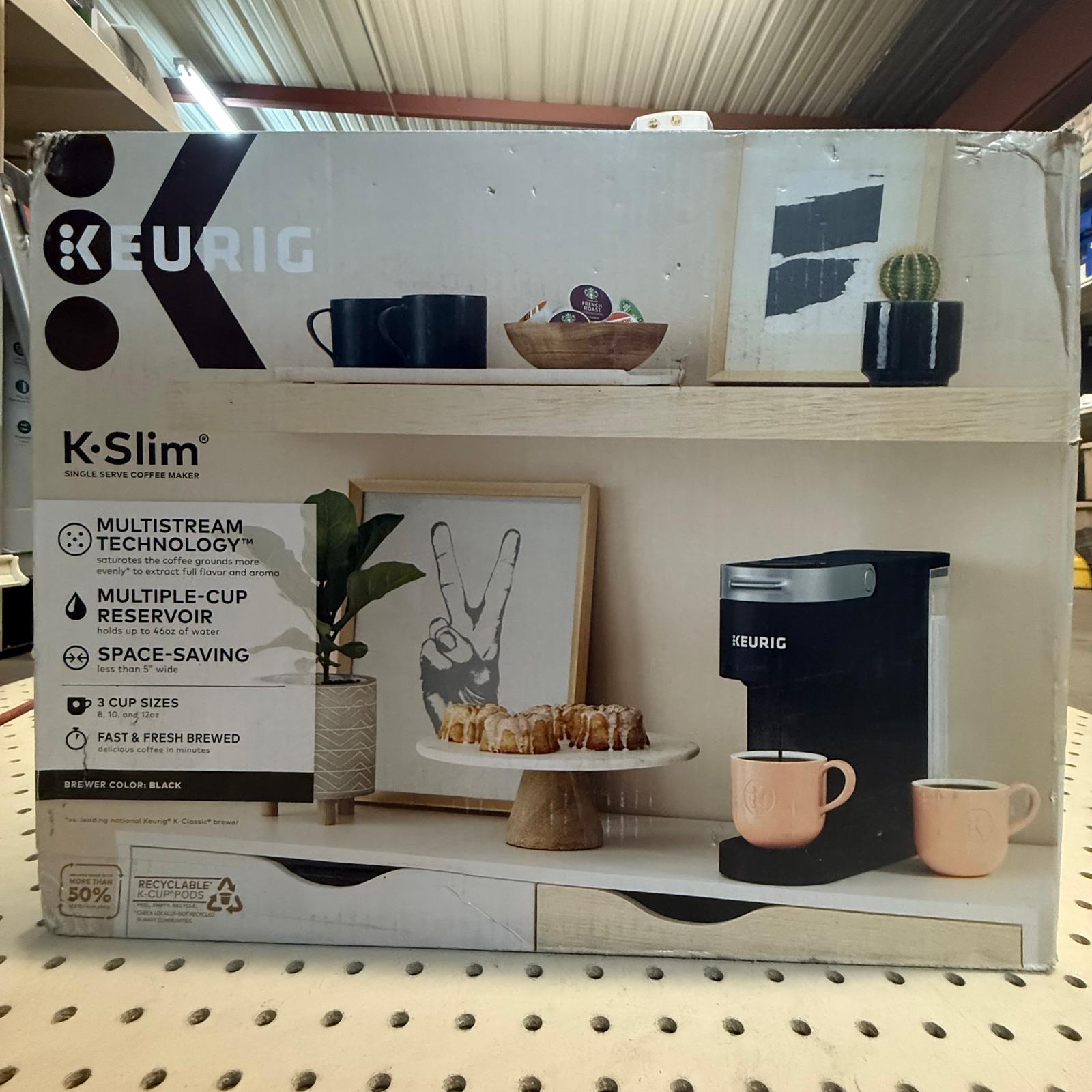 Keurig K-Slim Black Single-Serve K-Cup Pod Coffee Maker - Image 2