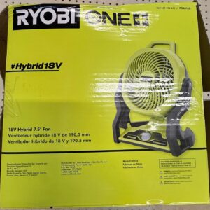 RYOBI ONE+ 18V Cordless Hybrid WHISPER SERIES 7-12 in. Fan (Tool Only)