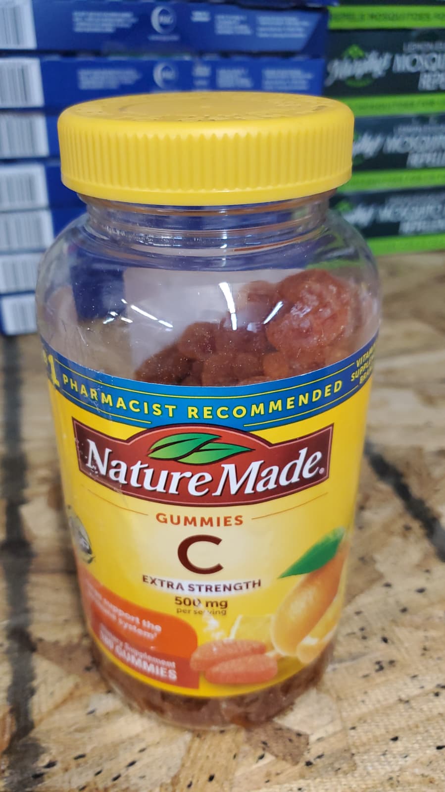 Nature Made Extra Strength Vitamin C 500mg, 180 Adult Gummies Free Shipping