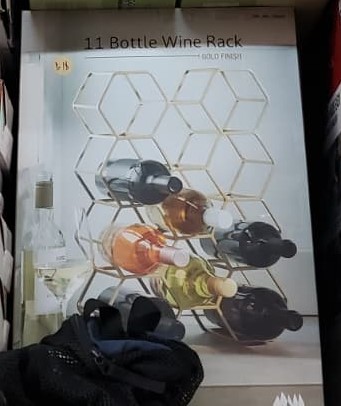 Evergreen 11 Bottle Hexagon Wine Rack