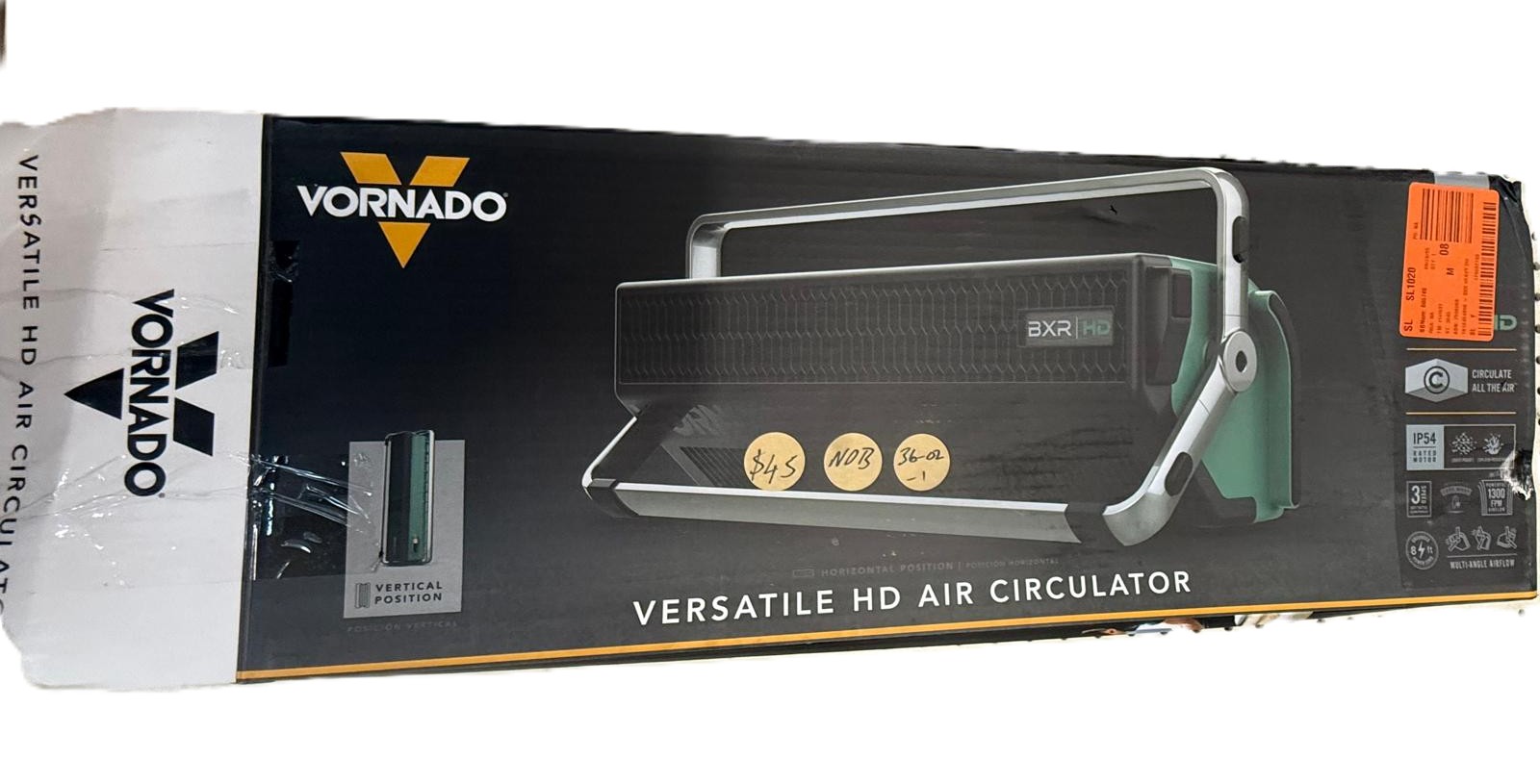 Vornado BXR HD Heavy-Duty 20" Convertible Tower Air Circulator.