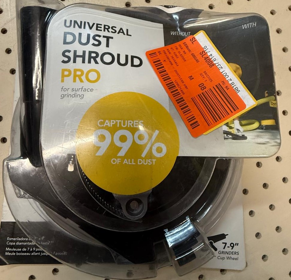 Dustless Technologies 7 in. Universal Dust Shroud Pro for Angle Grinders