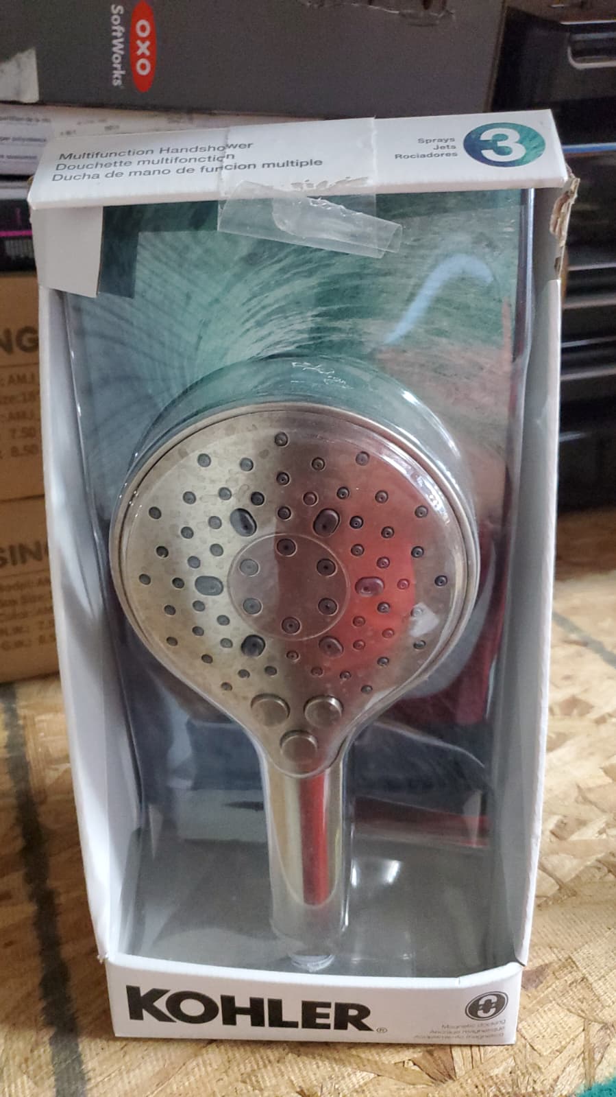 Kohler Prosecco Multifunction Handheld Shower Head,Silver