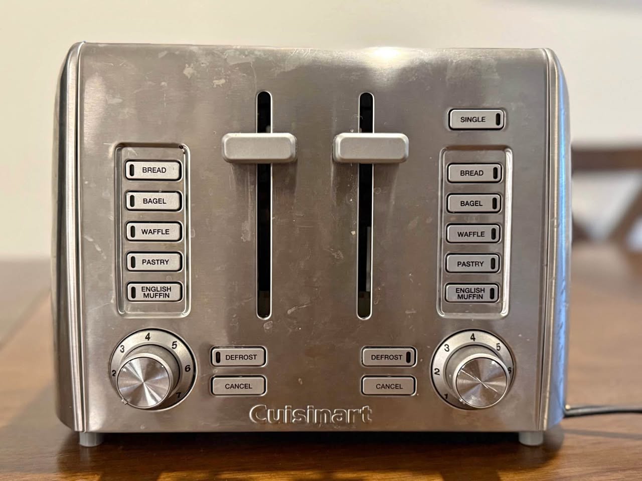 Cuisinart CPT-620 Custom Select 4-Slice Toaster Bagel Stainless Steel