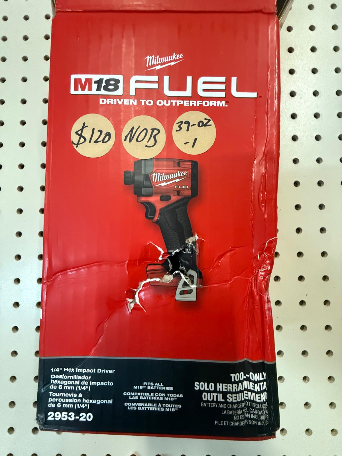M18 FUEL 18V Lithium-Ion Brushless Cordless 1/4 in. Hex Impact Driver (Tool-Only)