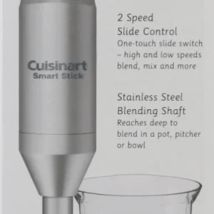 Cuisinart CSB-175SVP1 300W Smart Stick Two-Speed Hand Blender