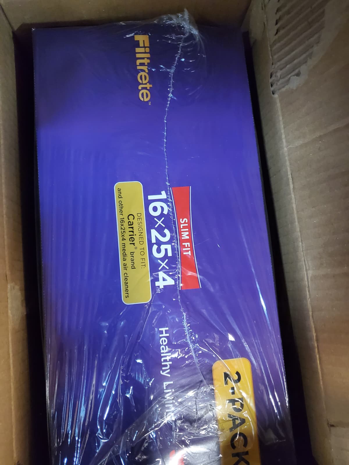 FIltrete 16x25x4 Healthy Living Air Filter