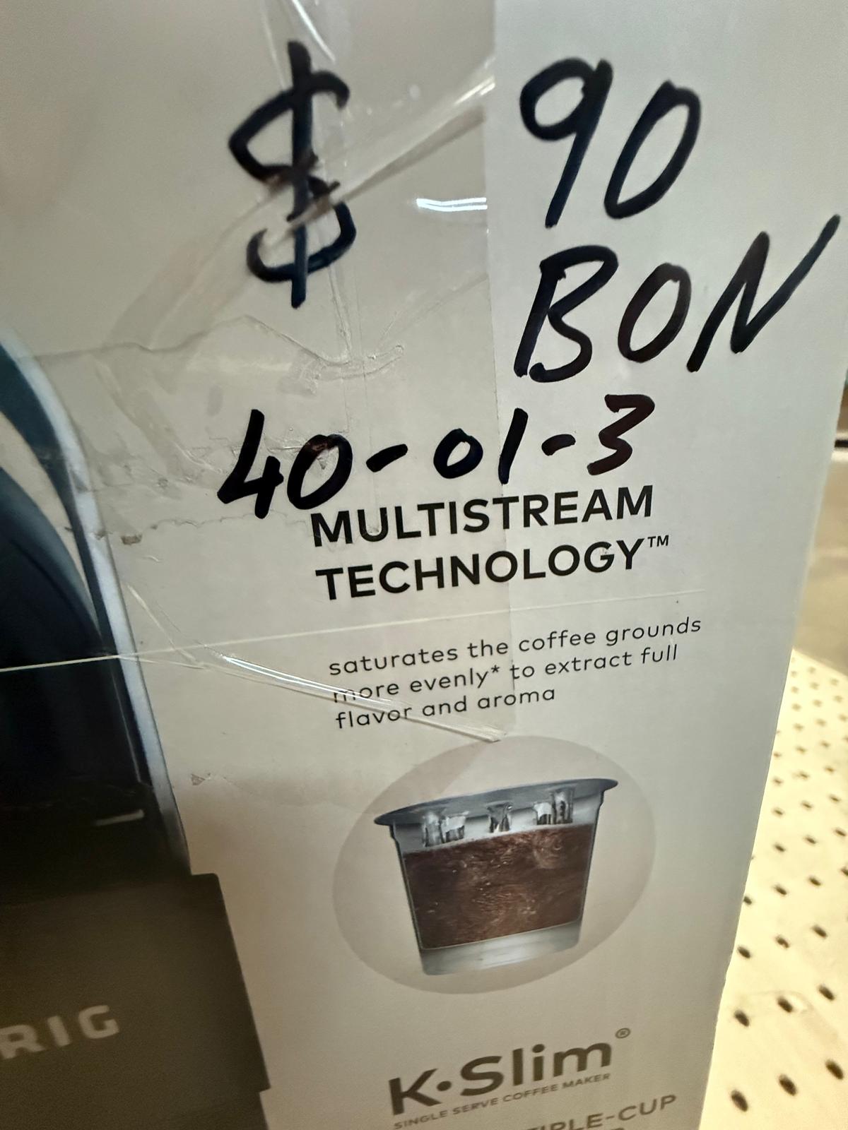 Keurig K- Slim Single Serve K-Cup Pod Coffee Maker, MultiStream Technology, Black - Image 6