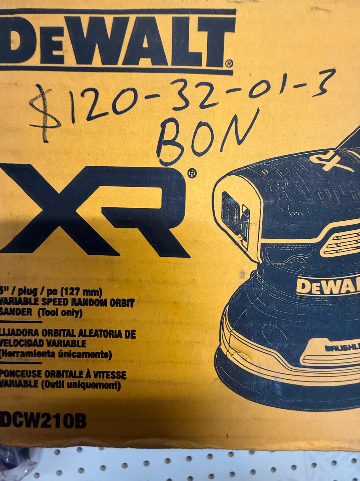 20V MAX XR Cordless Brushless 5 in. Random Orbital Sander (Tool Only)