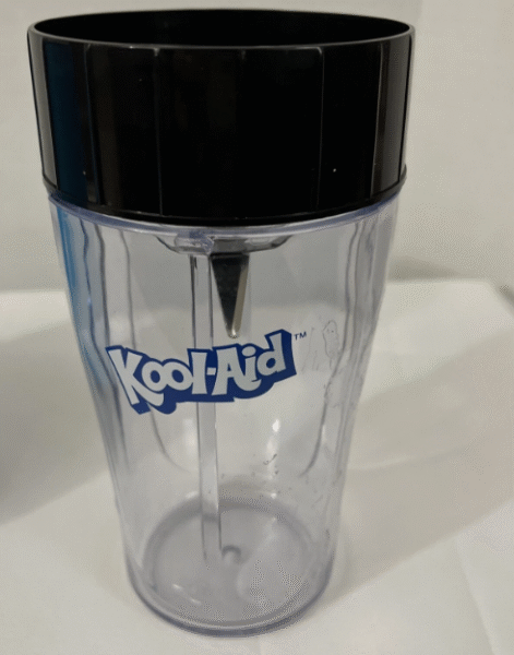 Nostalgia Kool-Aid Slush ‘N Go Personal Blender with 2 Travel Bottles – Blue - Image 4