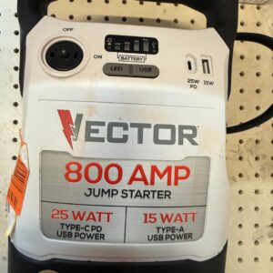 800 Amp Jump Starter with USB Power