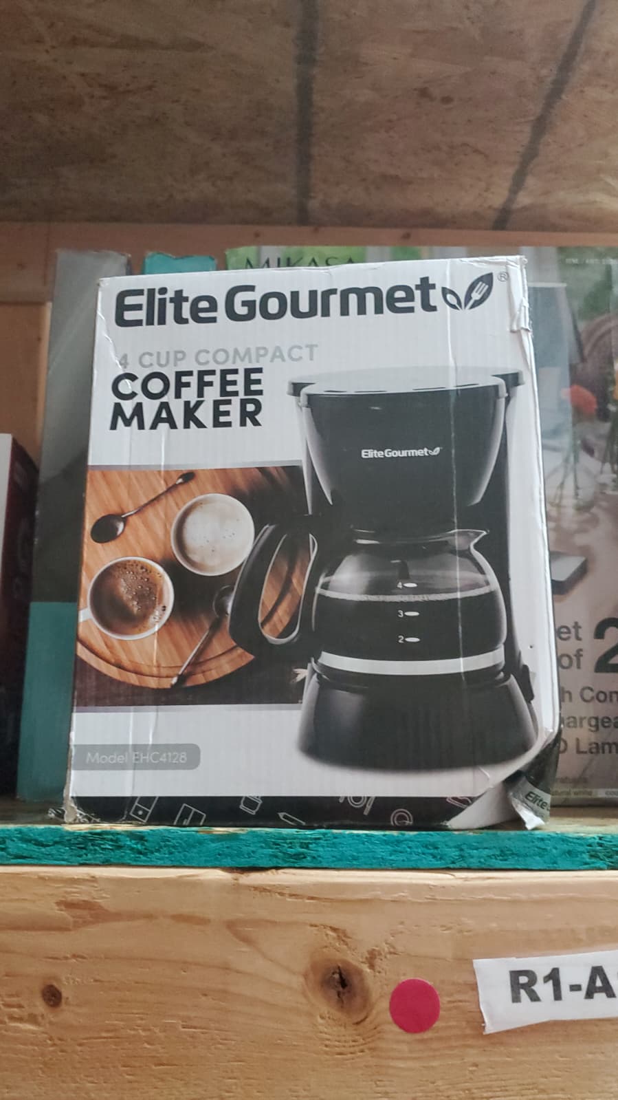 Elite Gourmet 4 Cup Compact Coffee Maker