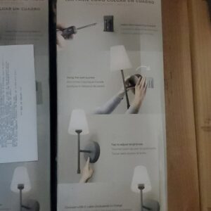 Globe Electric Wireless Rechargeable LED Integrated Wall Sconce