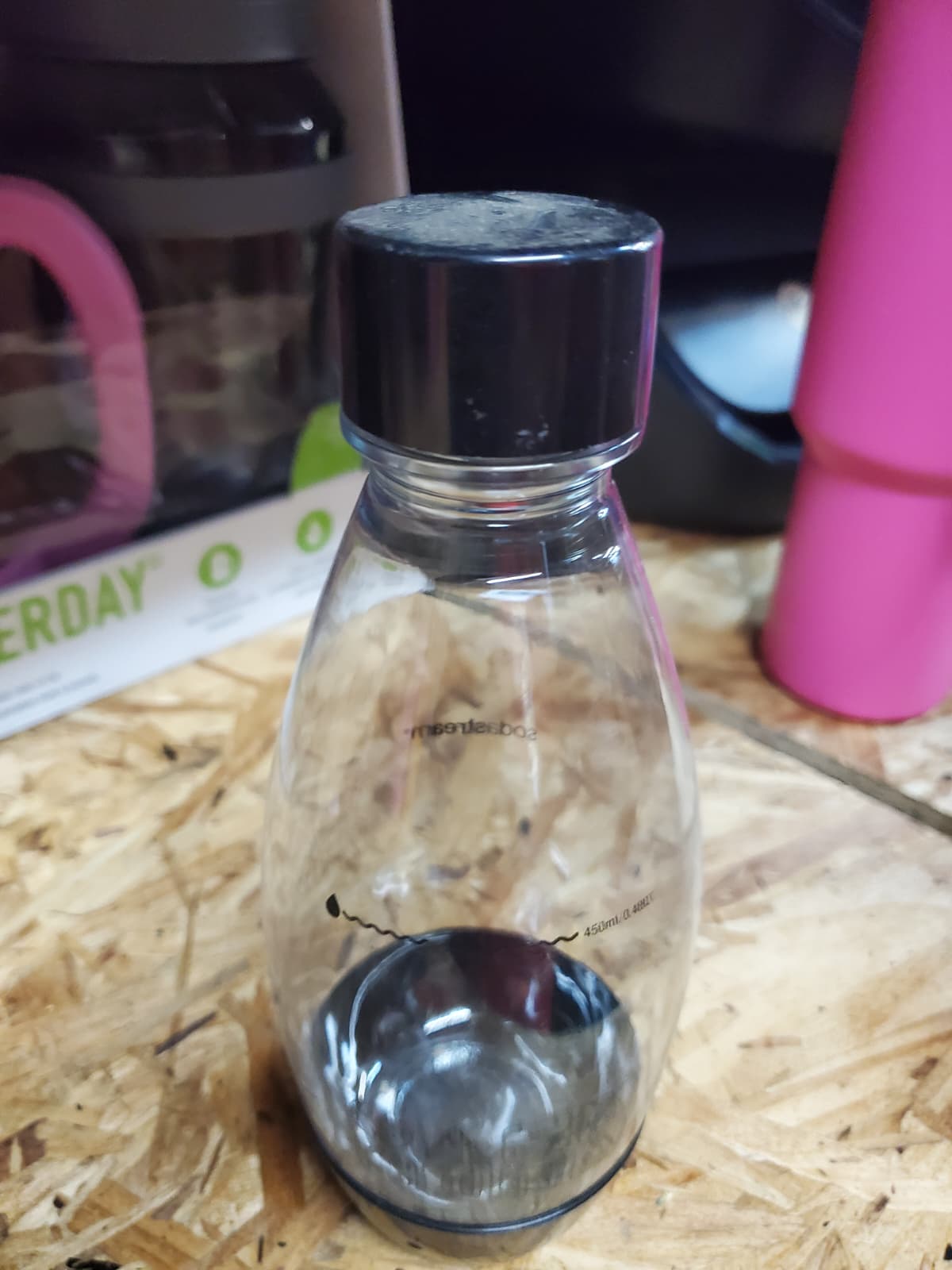 SodaStream Black Half Liter Multi-Use Carbonating Bottles