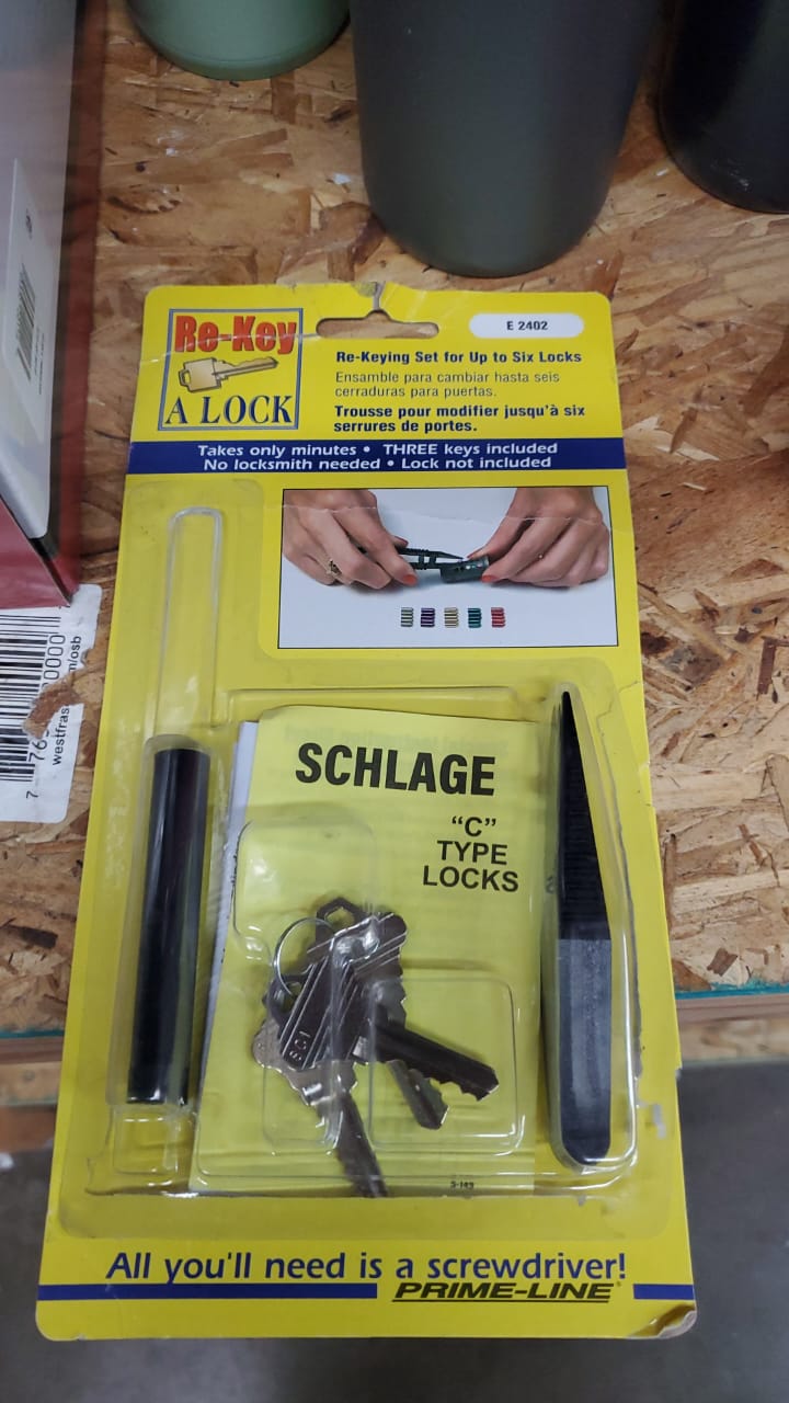 Weiser, Five-Pin, Re-Keying Kit