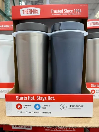 Thermos Vacuum Stainless Steel 18oz Travel Tumbler