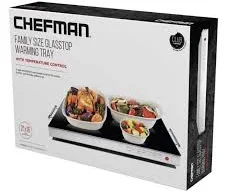 CHEFMAN Warming Tray RJ22-BLACK-TC-UK