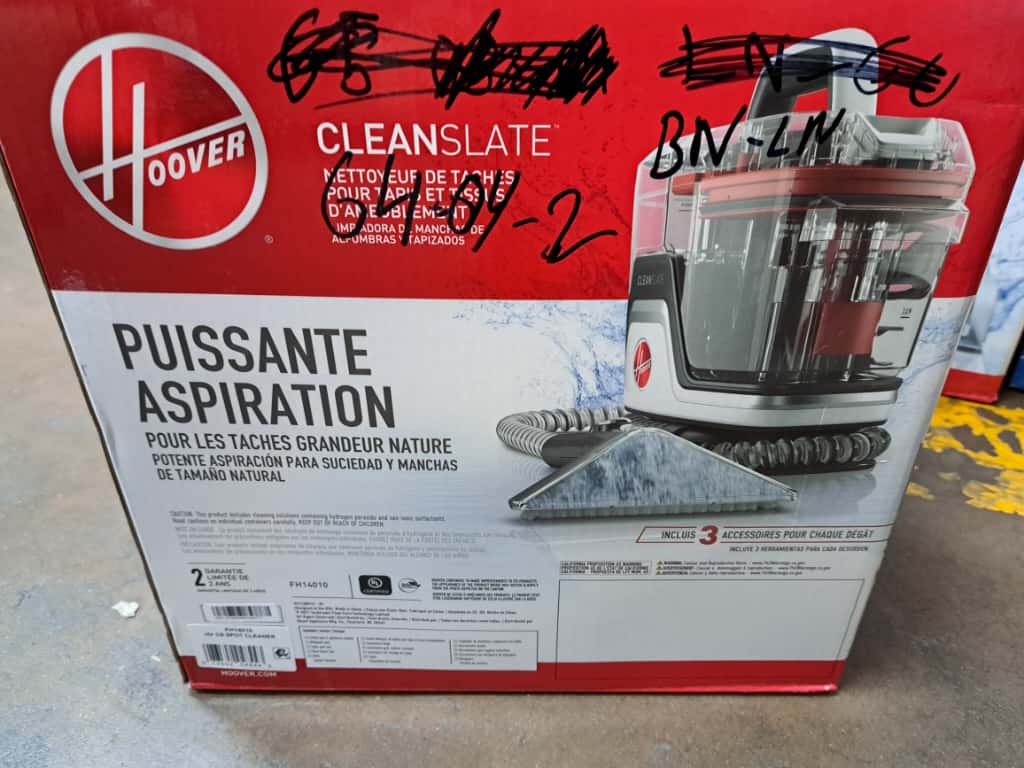 Hoover CleanSlate Portable Carpet and Upholstery Pet Spot Cleaner FH14010