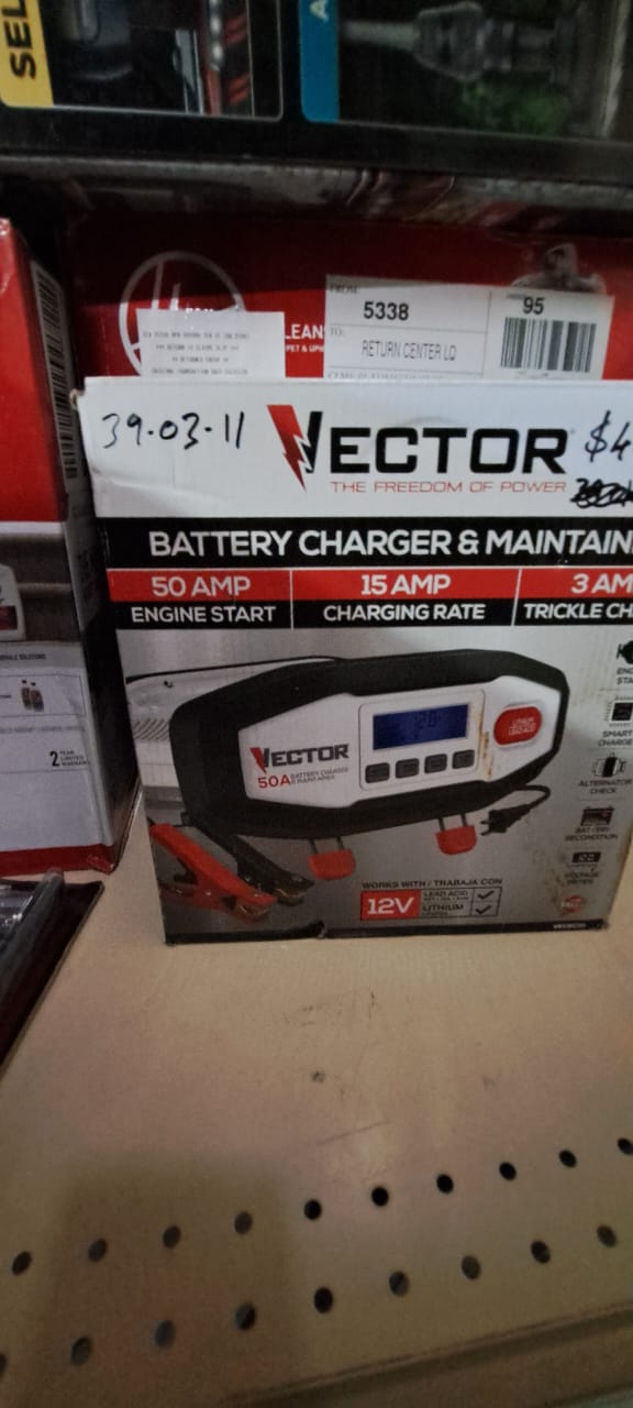 Vector 50 Amp Battery Charger/Maintainer.