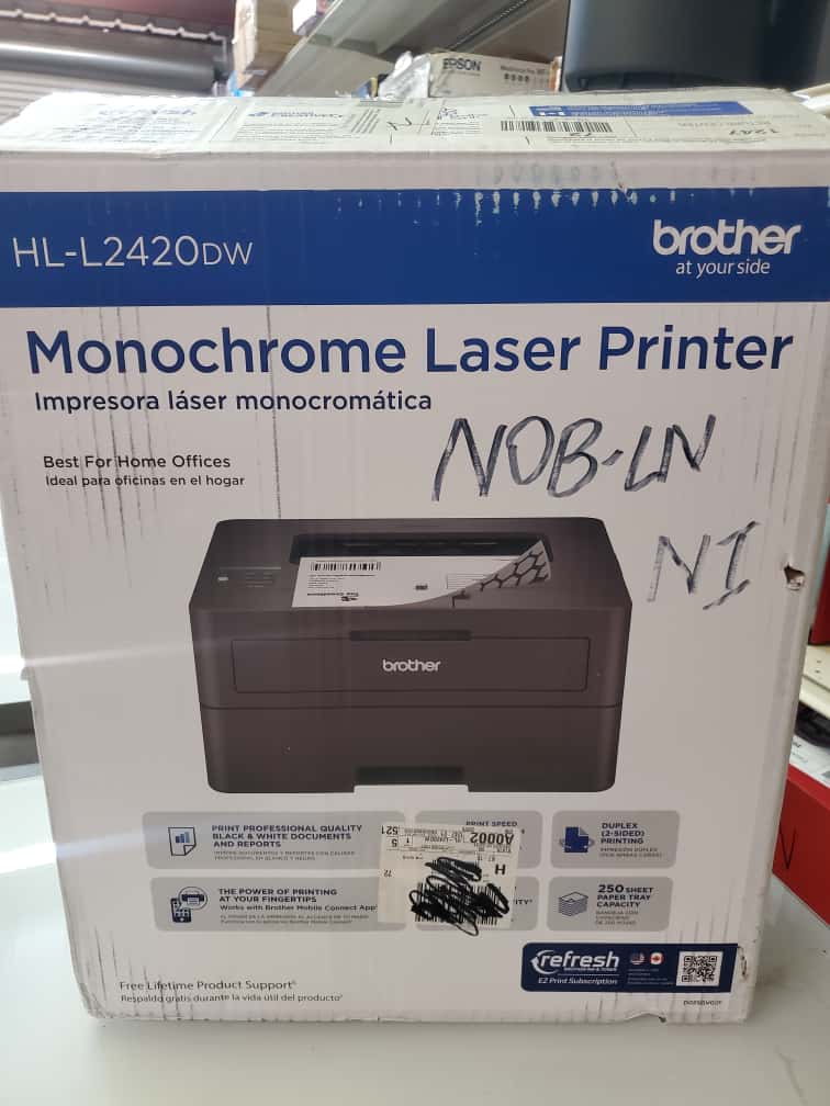 Brother HL-L2420DW Wireless Compact Monochrome Laser Printer