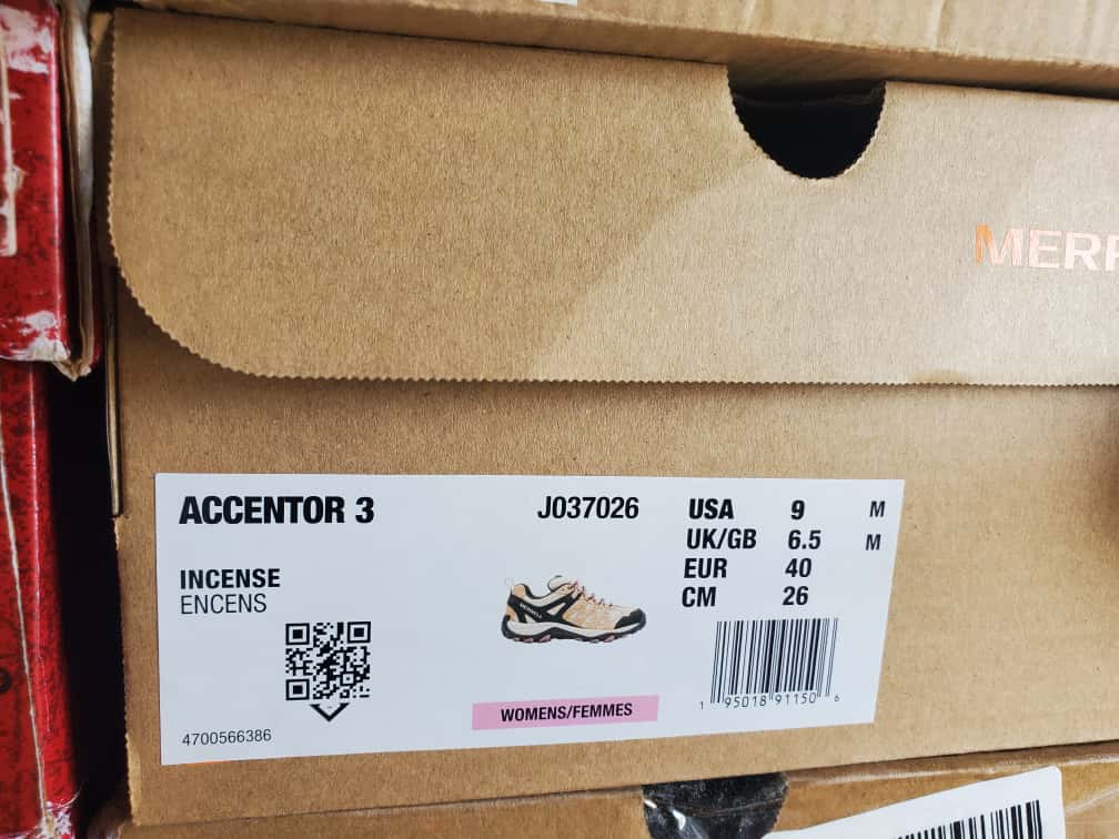 Merrell Womens Accentor 3 Hiking Shoe size 9 M