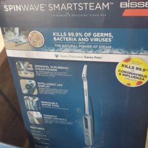 BISSELL SpinWave SmartSteam Scrubbing and Sanitizing Spin Mop