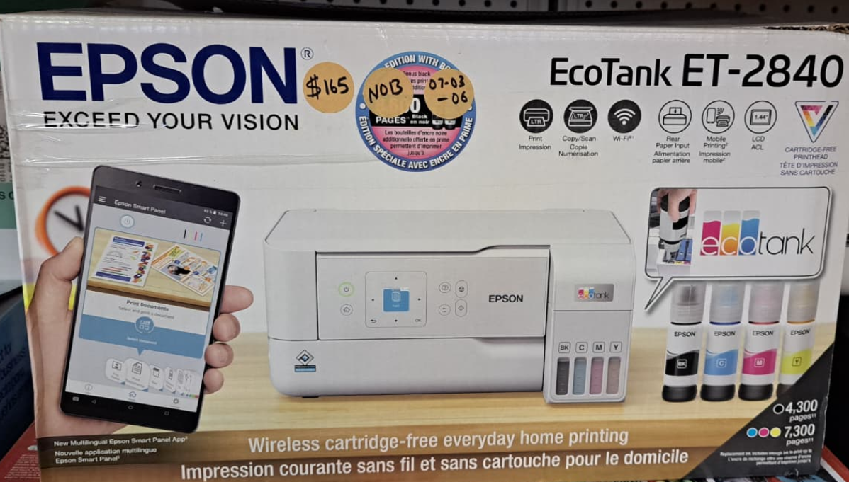 Epson EcoTank ET-2840 Special Edition Wireless Color All-in-One Supertank Printer