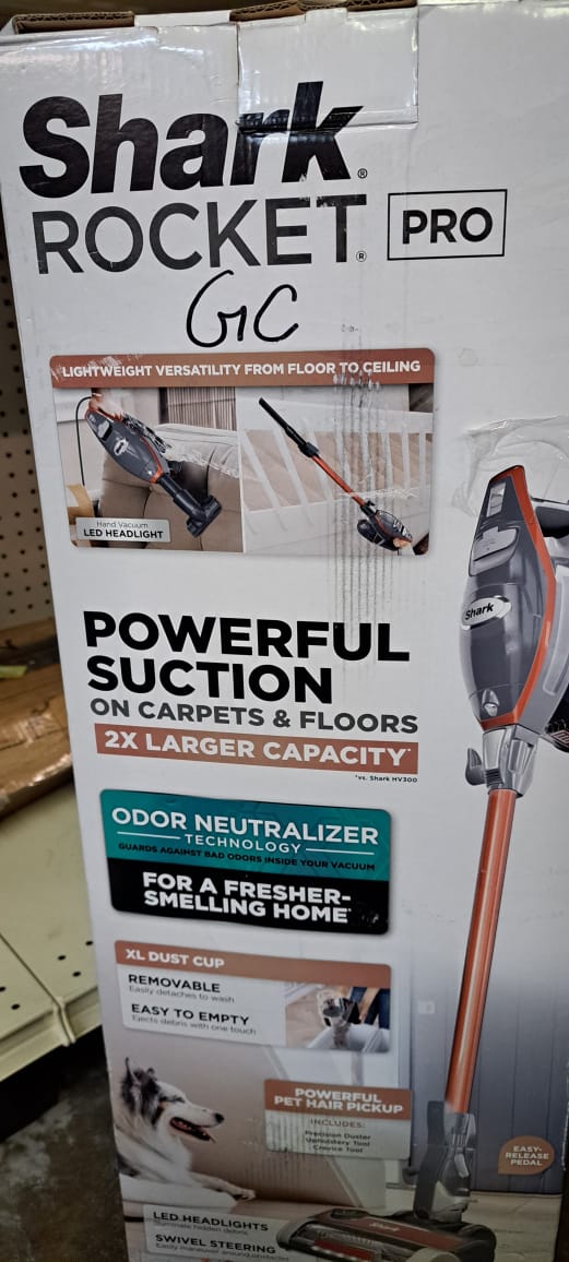 Shark Rocket Pro Corded Vacuum Cleaner - Odor Neutralizer Technology, XL Dust Cup, Swivel Steering