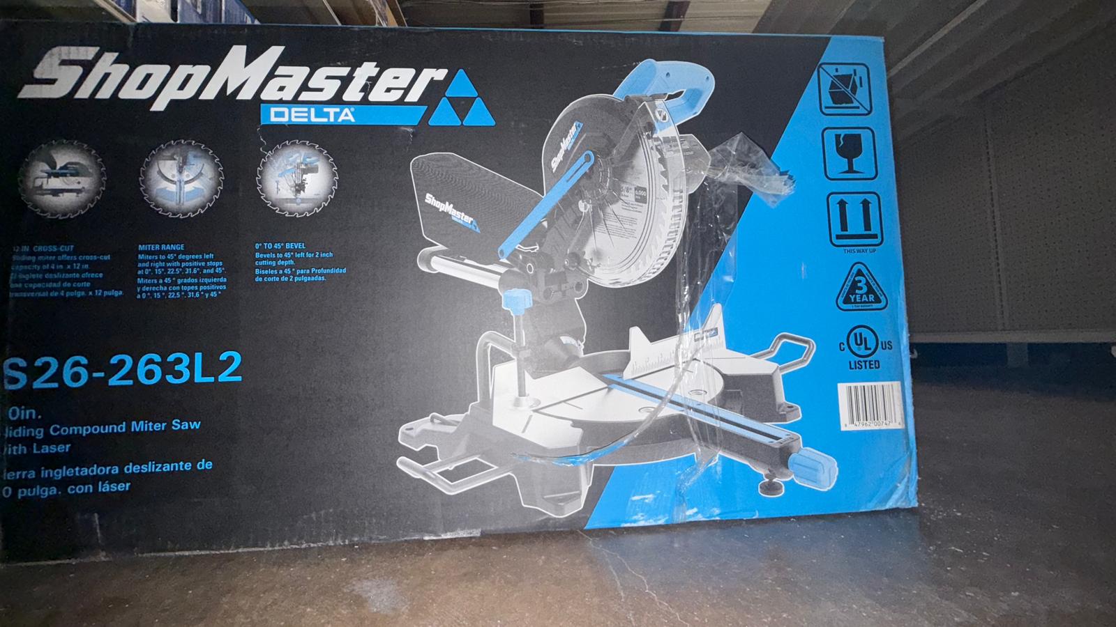 Delta ShopMaster 10 inch Sliding Miter Saw