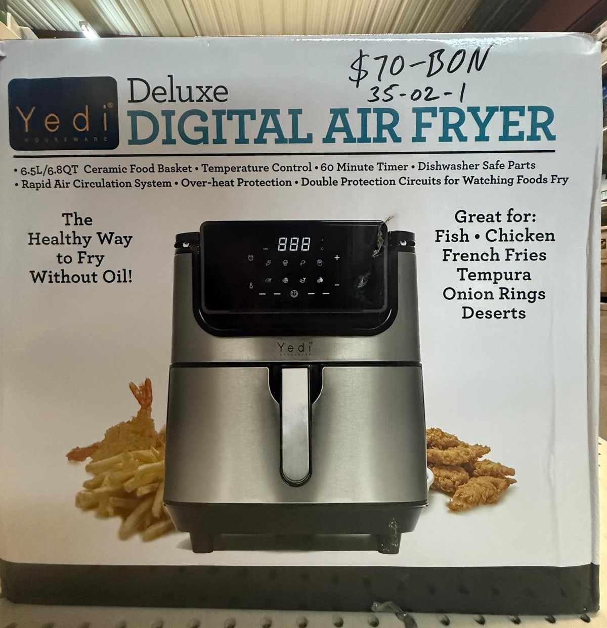 Yedi Deluxe Digital Air Fryer