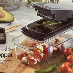 Miu Vegetable Chopper w/ 2 Interchangeable Dicer Blades, New in Box