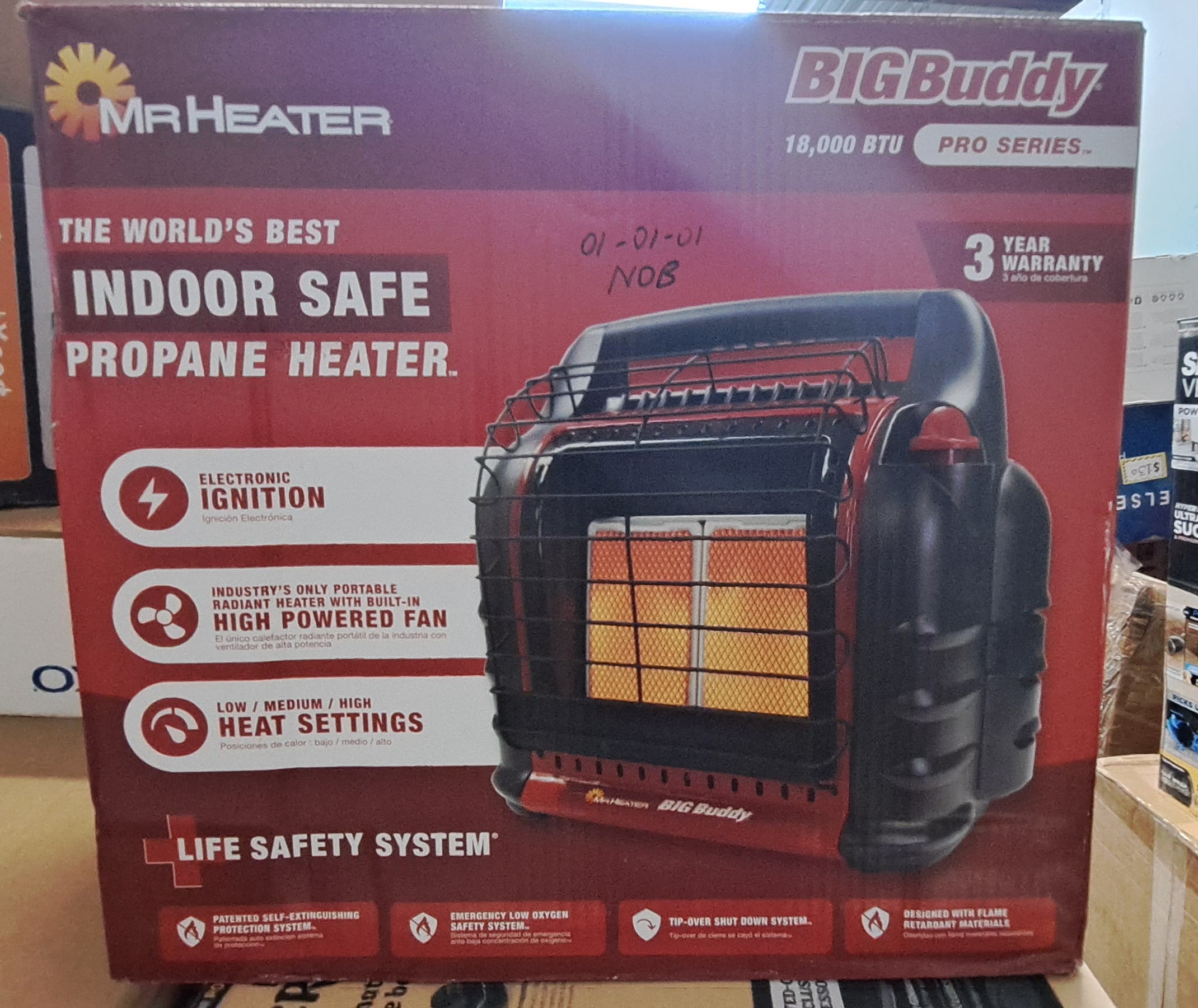 MH BIG BUDDY 18K PORTABLE PROPANE