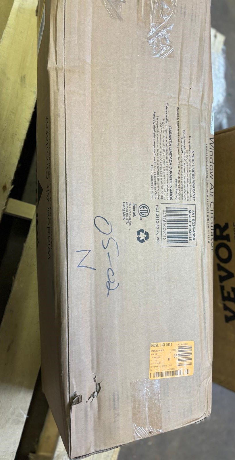 Profile 25.94 in. 3 Fan Speeds Window Fan in White with Reversible Airflow - Image 2